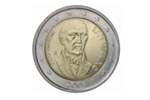 pièce de 2 € qui vaut 15000 € saint marin