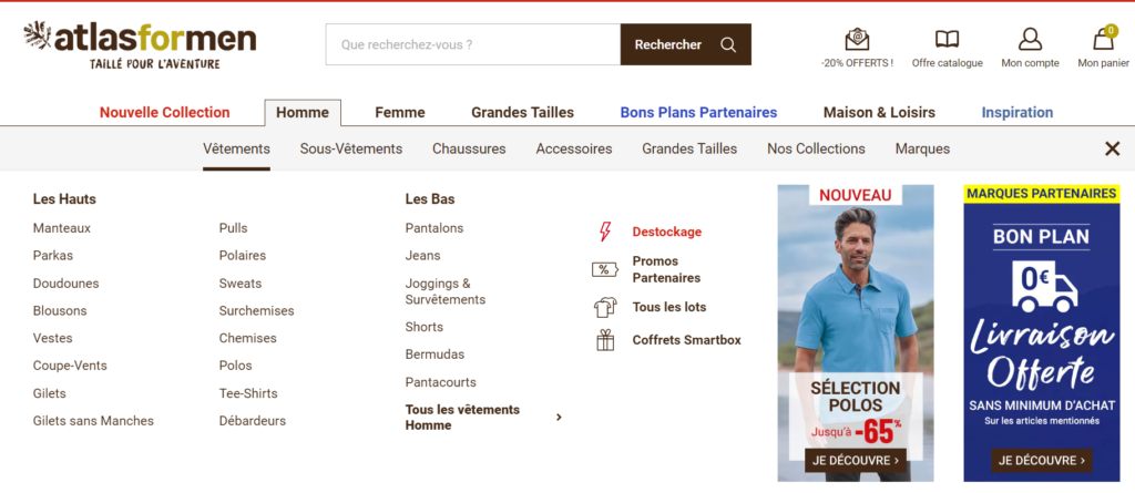 - 2 Atlas For Men mon compte : se connecter à mon espace client