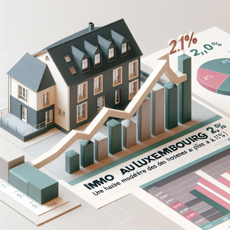 Immo au Luxembourg : une hausse modérée des prix des maisons à 2,1 %