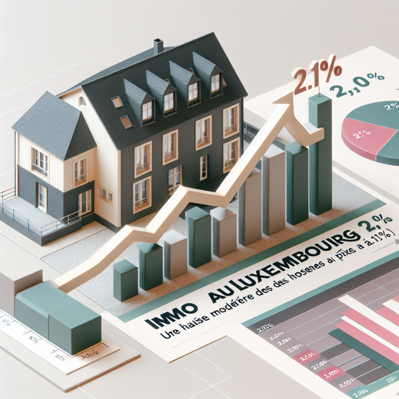 - 1 Immo au Luxembourg : une hausse modérée des prix des maisons à 2,1 %