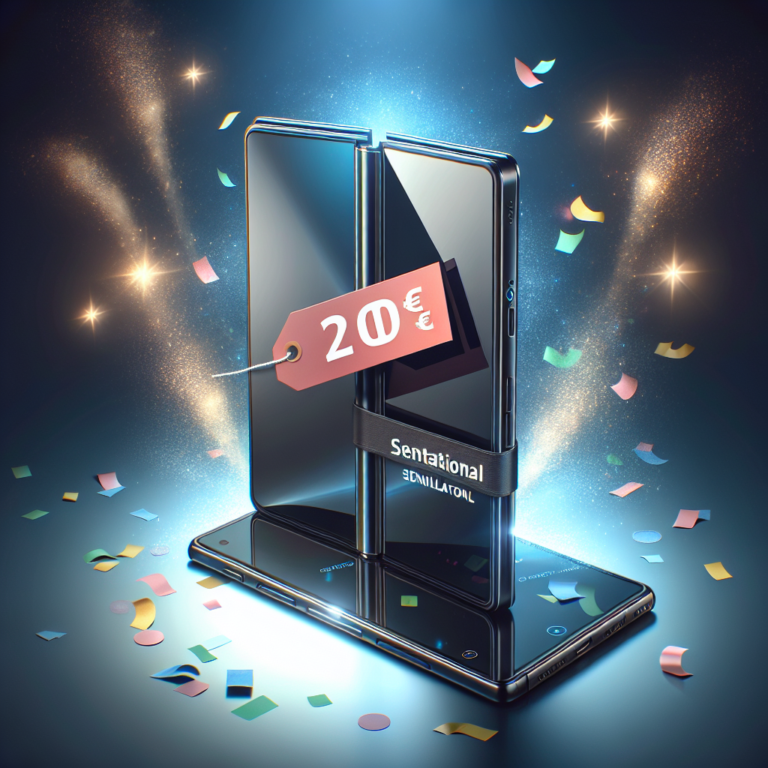 200 euros de remise sur le smartphone pliable : l’offre qui fait sensation