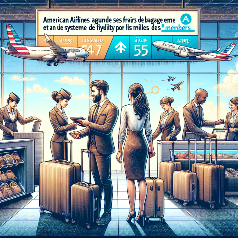 American Airlines augmente ses frais de bagage et met à jour le système de fidélité pour les miles des membres
