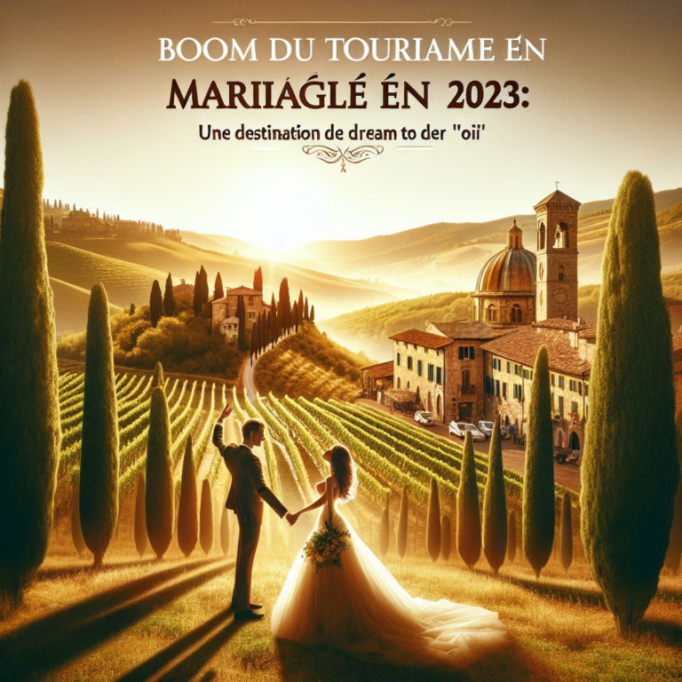 Boom du tourisme de mariage en Italie en 2023 : une destination de rêve pour dire ‘oui’