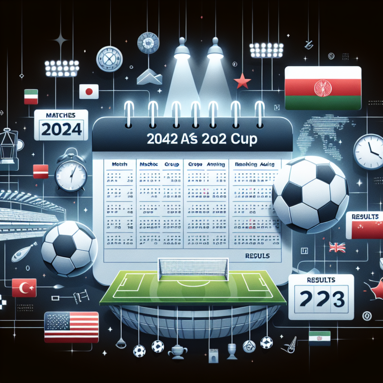 Calendrier de la Coupe d&rsquo;Asie AFC 2024 : rencontres, groupes, diffusion en direct, résultats et classements