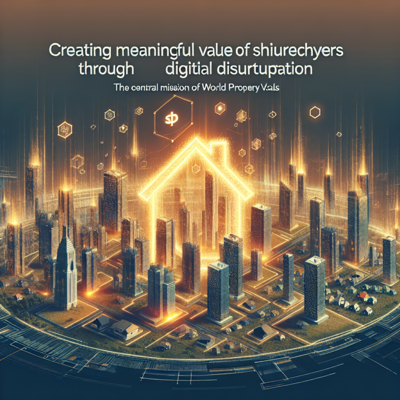 Créer une valeur significative pour les actionnaires grâce à la perturbation numérique : la mission centrale de World Property Ventures