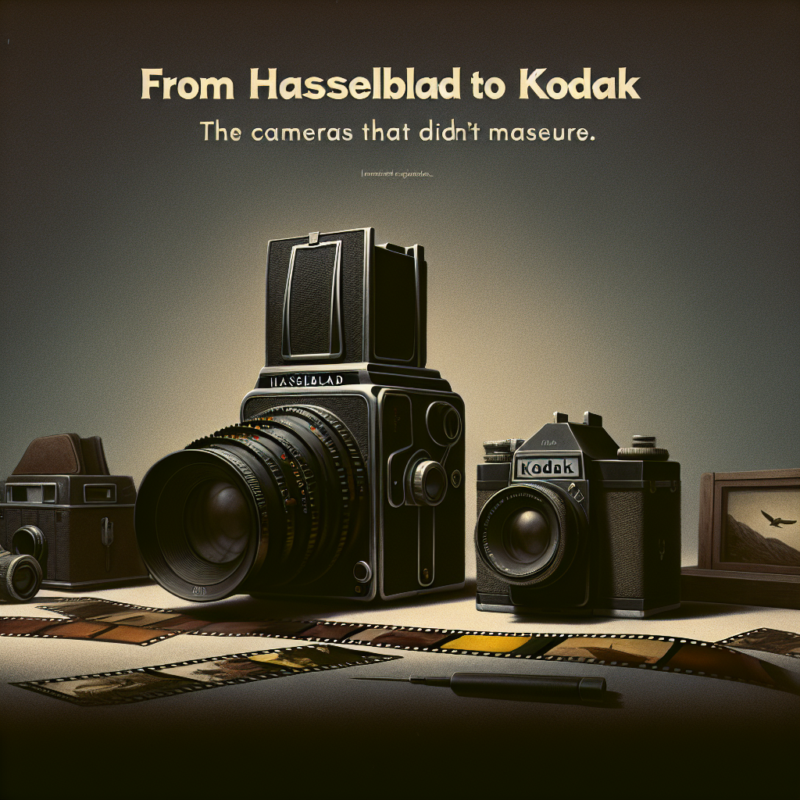 De Hasselblad à Kodak : ces appareils photo qui n'ont pas été à la hauteur