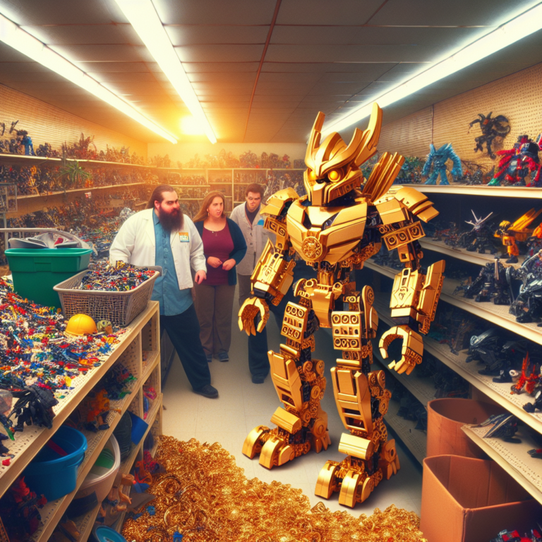 - 30 Découverte surprenante à Dubois, Pennsylvanie : des employés de Goodwill trouvent un Lego Bionicle en or 14 carats