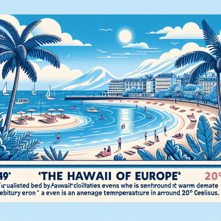 Découvrez le « Hawaï de l’Europe » : une destination à 20° en février