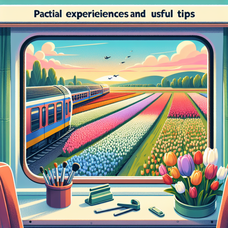 Découvrir les tulipes des Pays-Bas en train : guide pratique pour les amateurs de nouveautés et de conseils utiles