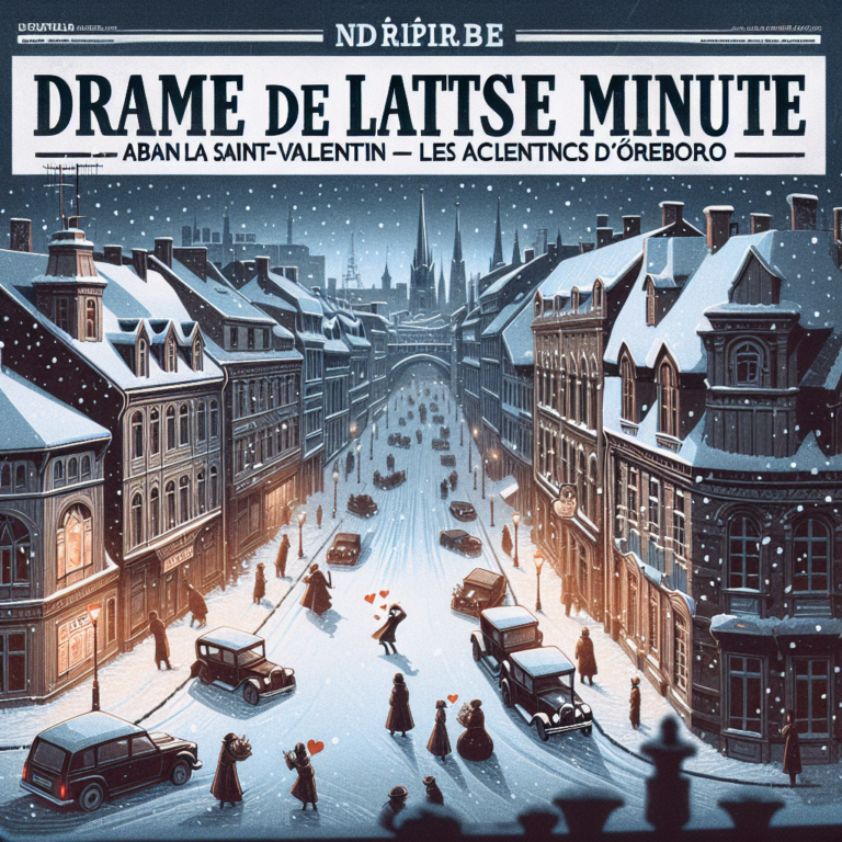 Drame de dernière minute avant la Saint-Valentin