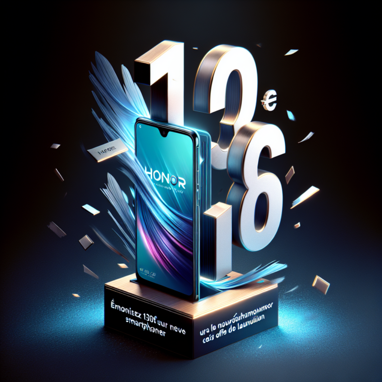 Économisez 130€ sur le nouveau smartphone HONOR avec cette offre de lancement