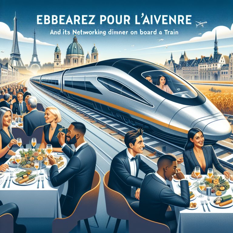 Embarquez pour l&rsquo;avenir : Start RailTech Europe ’24 et son dîner de réseautage à bord d&rsquo;un train