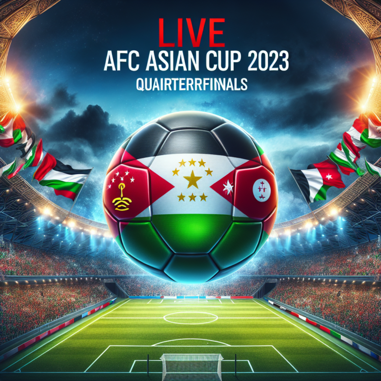 En direct : Quart de finale de la Coupe d&rsquo;Asie AFC 2023 – Tajikistan contre Jordanie