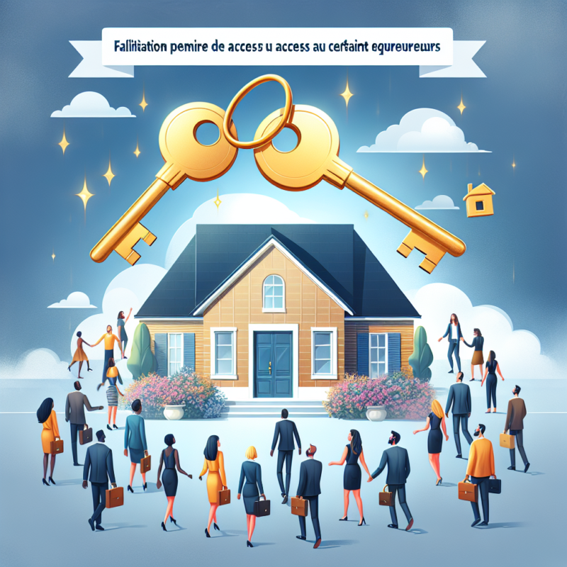 - 1 Facilitation prochaine de l'accès au prêt immobilier pour certains emprunteurs