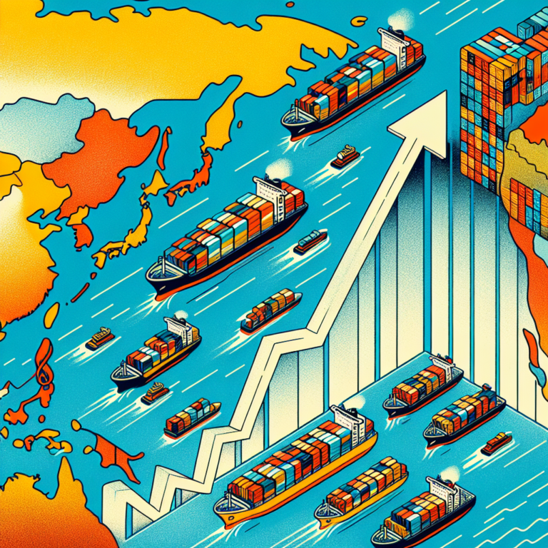 Flambée des exportations conteneurisées de l&rsquo;Asie vers l&rsquo;Europe : 16,5 millions d&rsquo;EVP en 2023