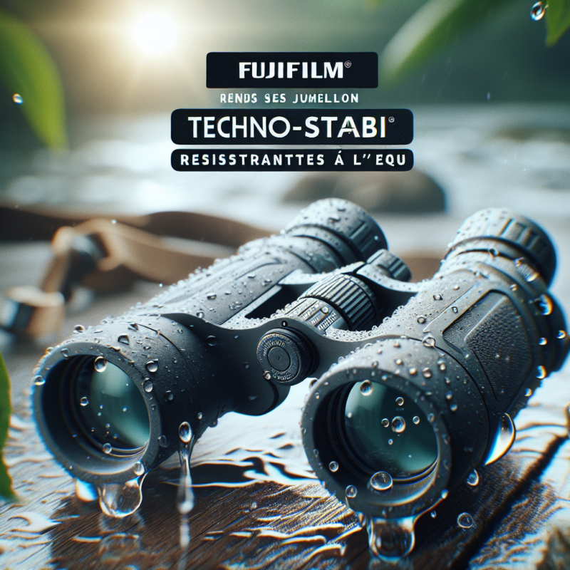 - 1 Fujifilm rend ses jumelles Fujinon Techno-Stabi résistantes à l'eau
