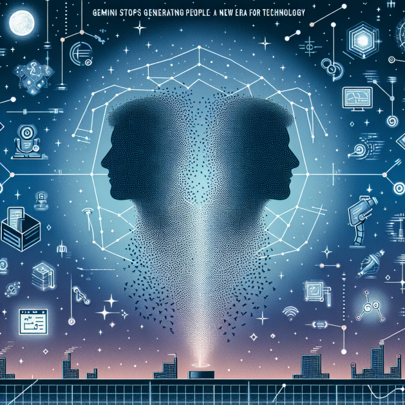 Gemini cesse de générer des personnes : une nouvelle ère pour la technologie