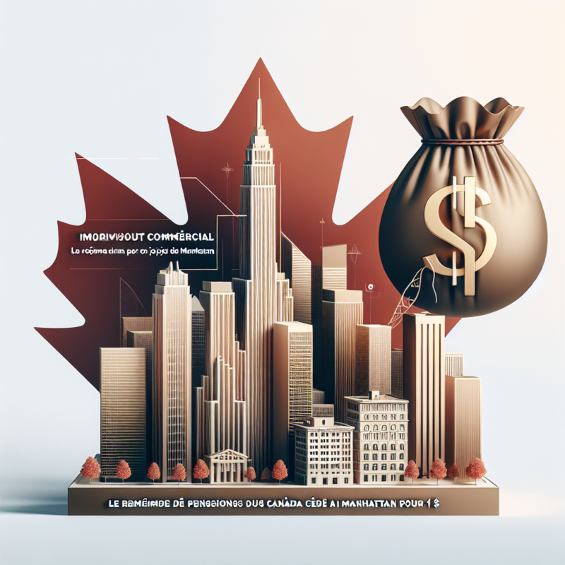 - 1 Immobilier commercial : le régime de pensions du Canada cède un projet à Manhattan pour 1 $