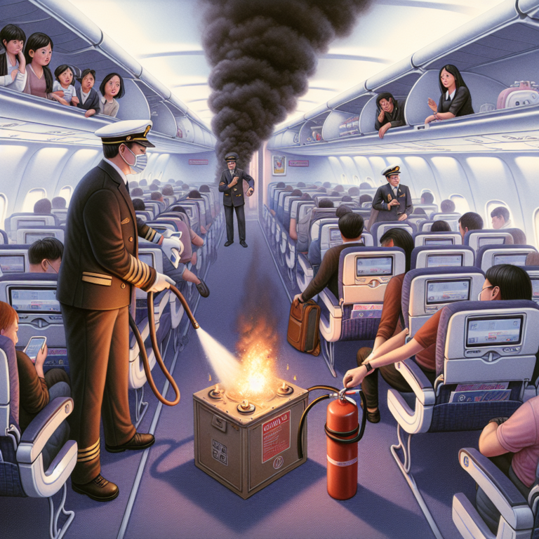 Incendie d&rsquo;une batterie externe sur un vol Thai Air Asia rapidement maîtrisé