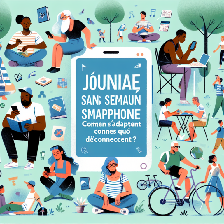 Journée sans smartphone : comment s’adaptent ceux qui déconnectent ?
