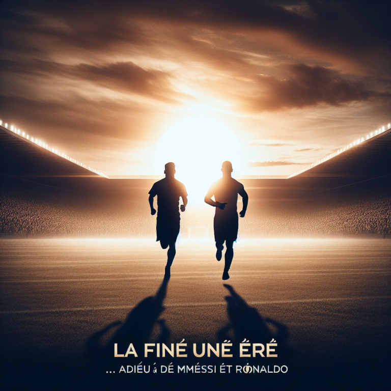 La fin d&rsquo;une ère : adieu à l&rsquo;époque de Messi et Ronaldo
