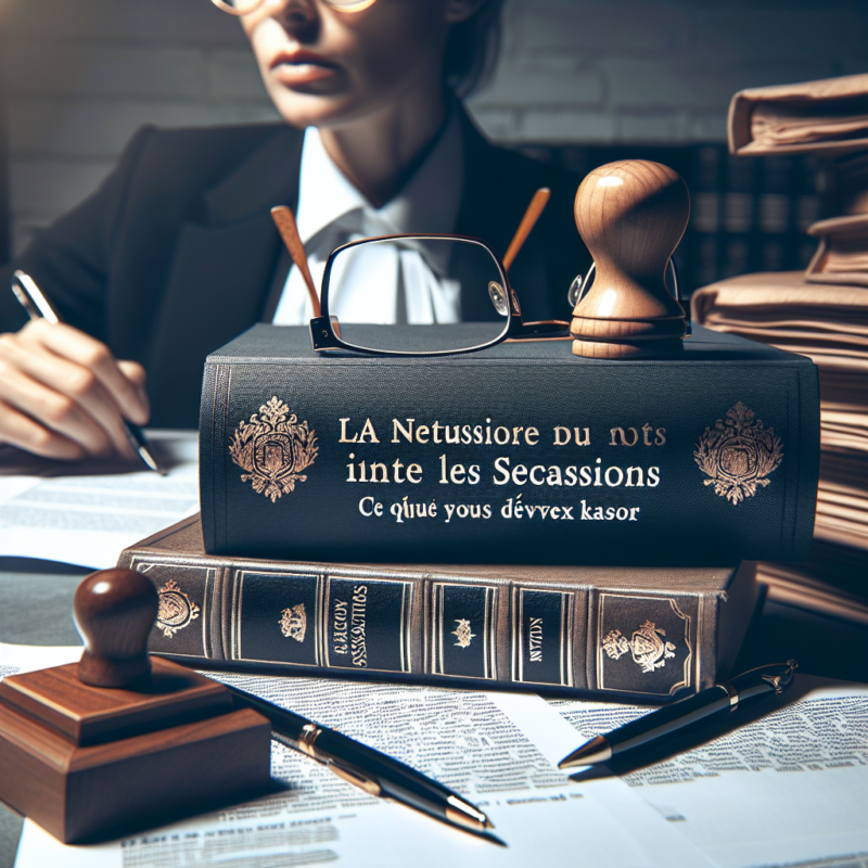 - 1 La nécessité du notaire dans les successions : ce que vous devez savoir