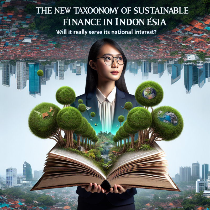 - 1 La nouvelle taxonomie de la finance durable de l'Indonésie servira-t-elle vraiment son intérêt national ?