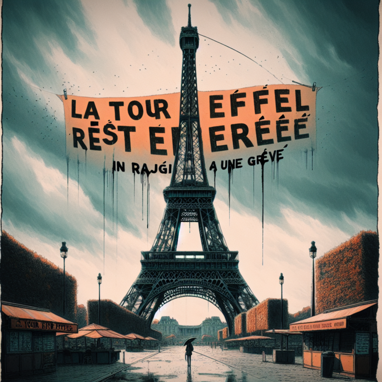 La tour Eiffel reste fermée en raison d’une grève