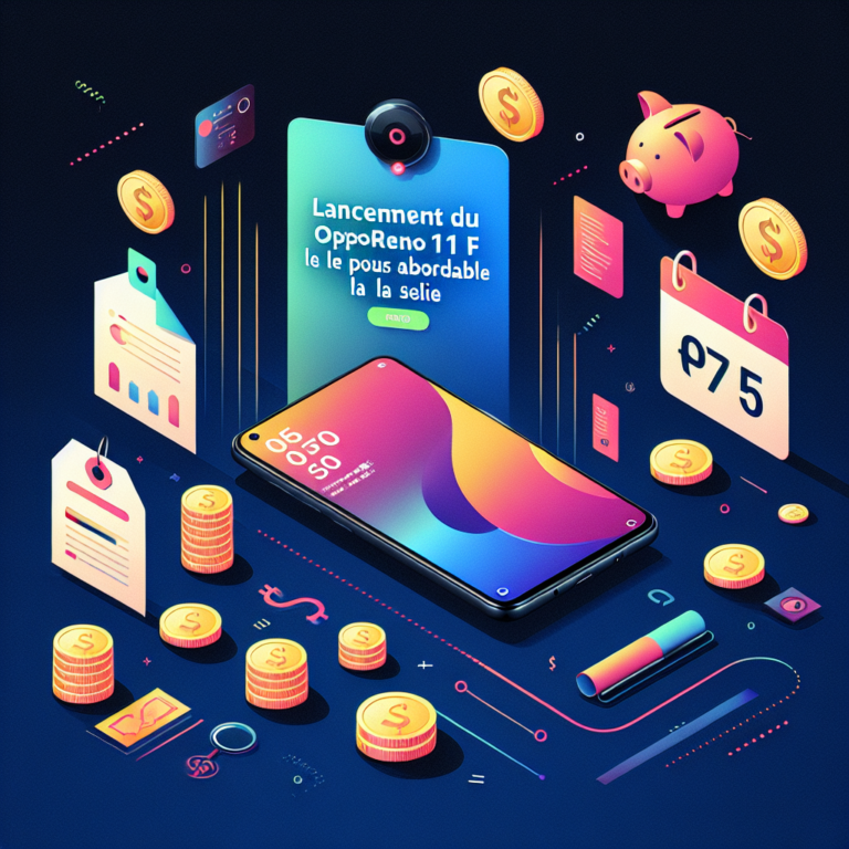 Lancement du Oppo Reno11 F comme le smartphone le plus abordable de la série