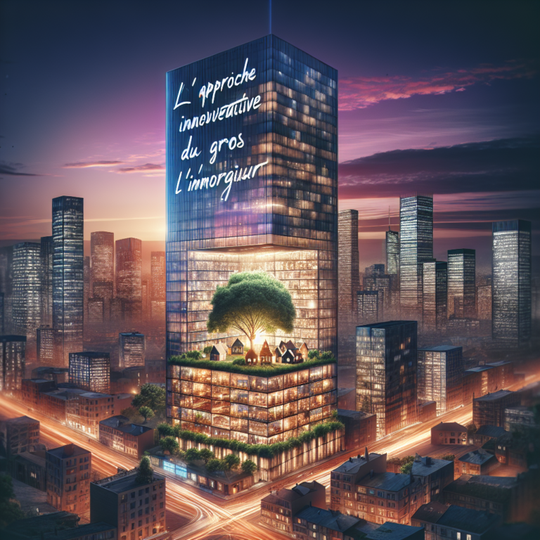 - 18 L’approche innovante du gros dans l’immobilier