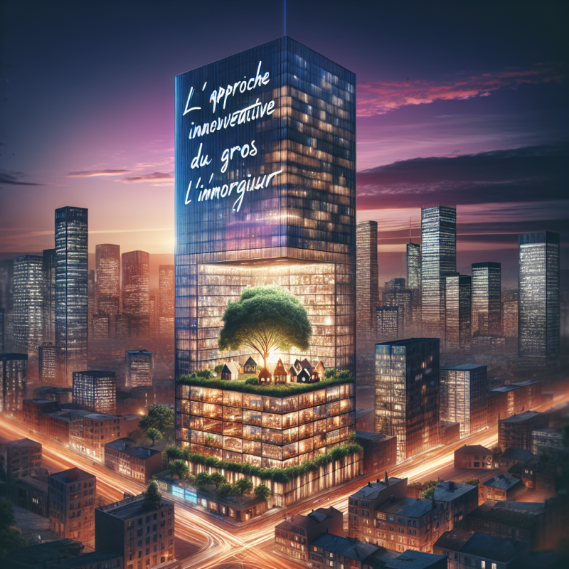 - 1 L'approche innovante du gros dans l'immobilier