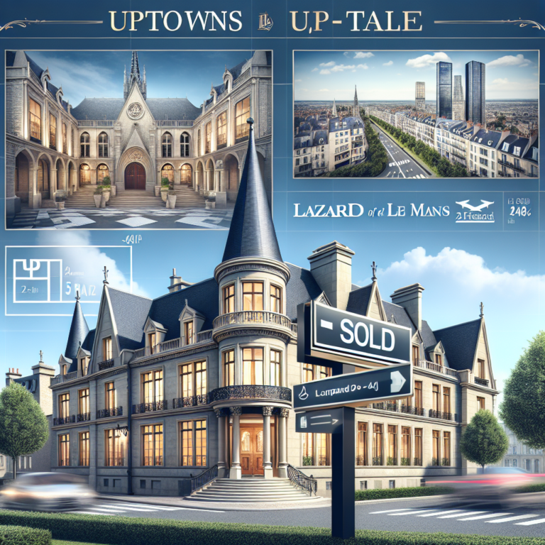 - 28 Lazard Group finalise la vente de l’ensemble immobilier Uptown au Mans