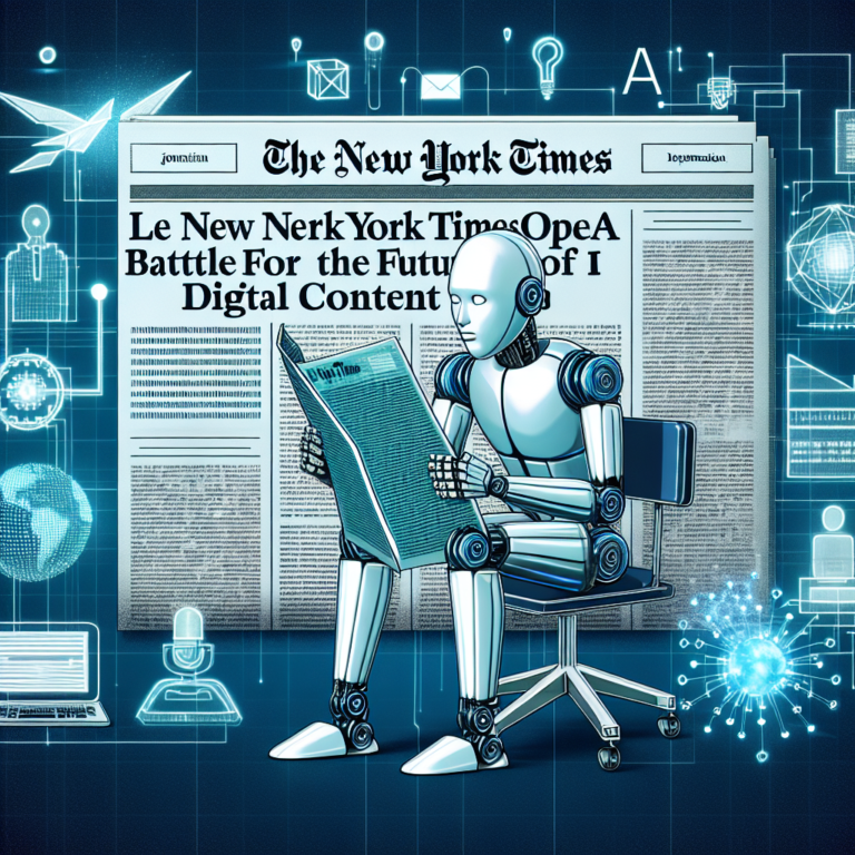 Le New York Times poursuit OpenAI : une bataille pour l&rsquo;avenir du contenu numérique