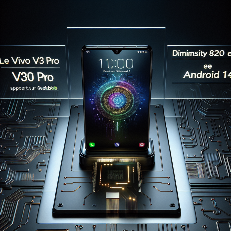 Le Vivo V30 Pro apparaît sur Geekbench avec le Dimensity 8200 et Android 14 : un aperçu des nouveautés technologiques