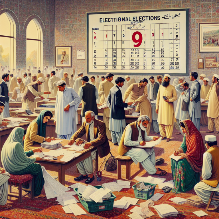 Le corps électoral du Pakistan se prépare pour les élections présidentielles avant le 9 mars
