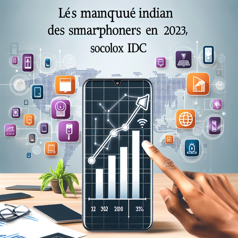 Le marché indien des smartphones connaît une croissance de 1 % en 2023, selon IDC