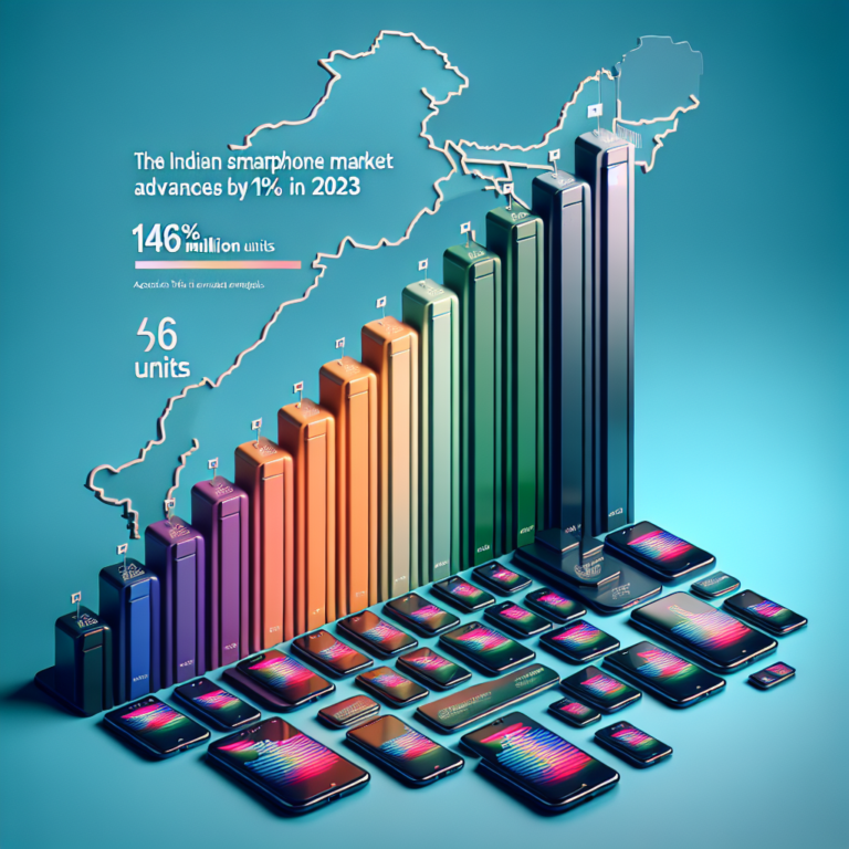 Le marché indien des smartphones progresse de 1 % en 2023, atteignant 146 millions d’unités, selon IDC