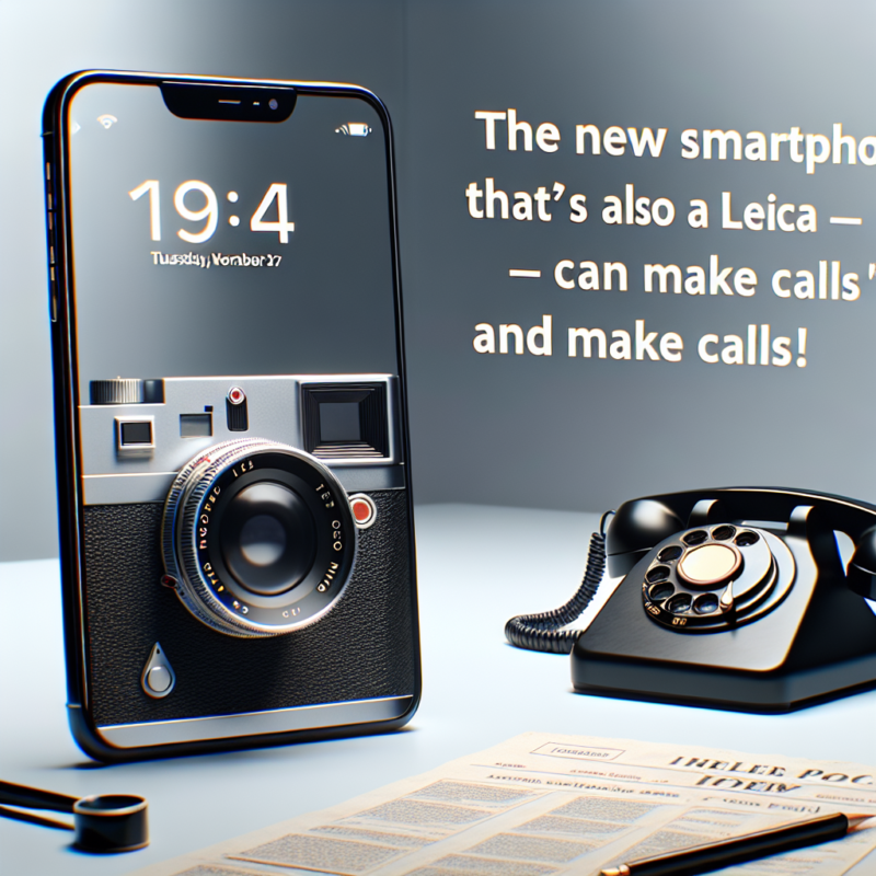 - 1 Le nouveau smartphone de Xiaomi : un Leica qui peut passer des appels
