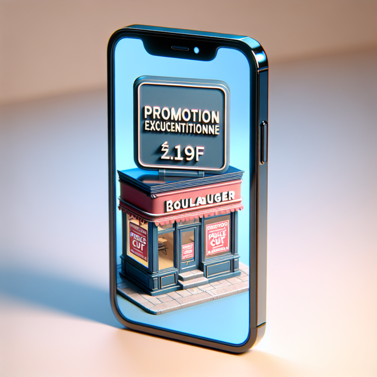 Le smartphone Apple en promotion chez Boulanger : une opportunité à saisir