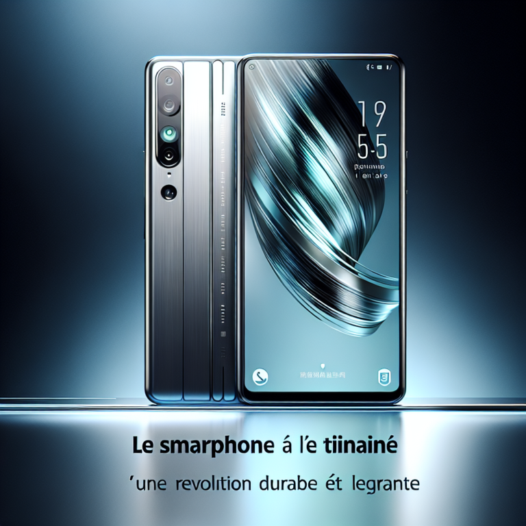 Le smartphone à l’ère du titane : une révolution durable et élégante