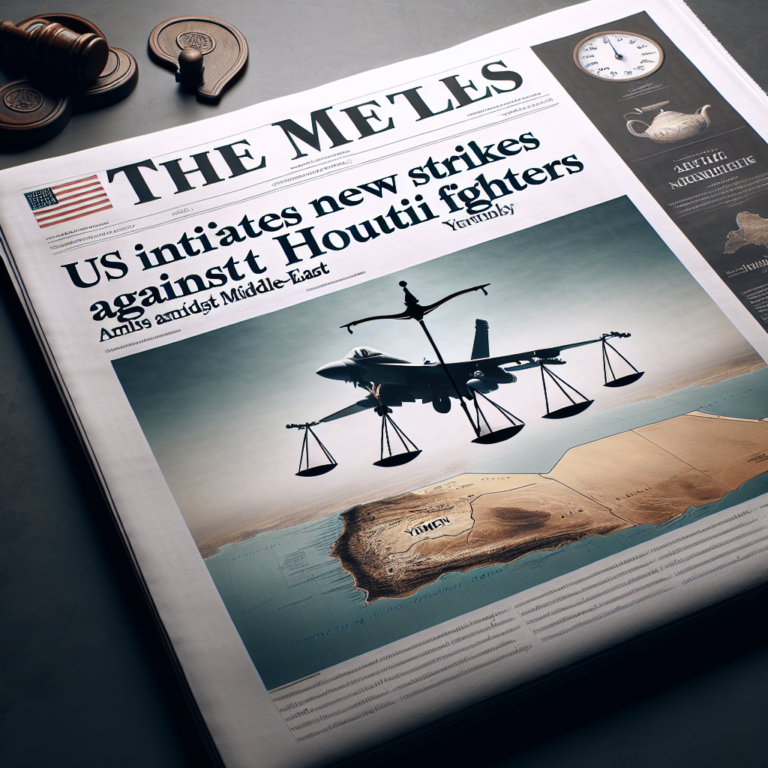 Les États-Unis lancent de nouvelles frappes contre les combattants houthis au Yémen en pleine instabilité au Moyen-Orient