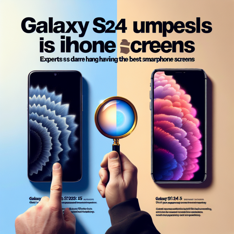 Les Galaxy S24 surpassent les iPhone 15 : experts déclarent avoir les meilleurs écrans de smartphone