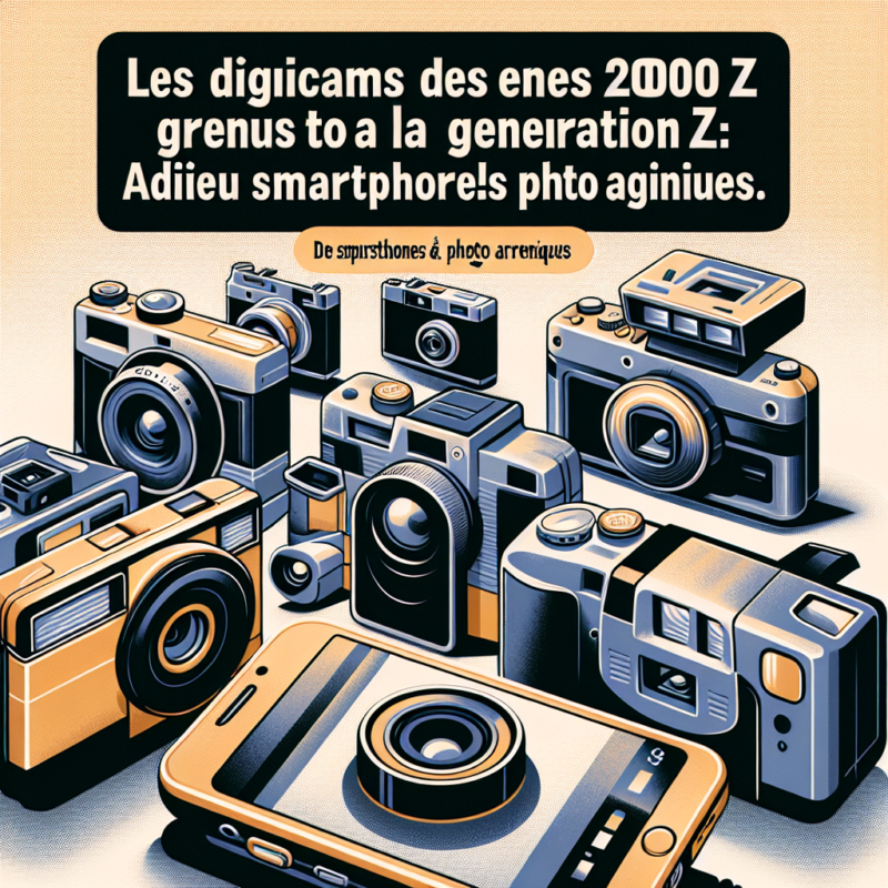 Les digicams des années 2000 reviennent en force grâce à la génération Z : adieu smartphones et appareils photo argentiques