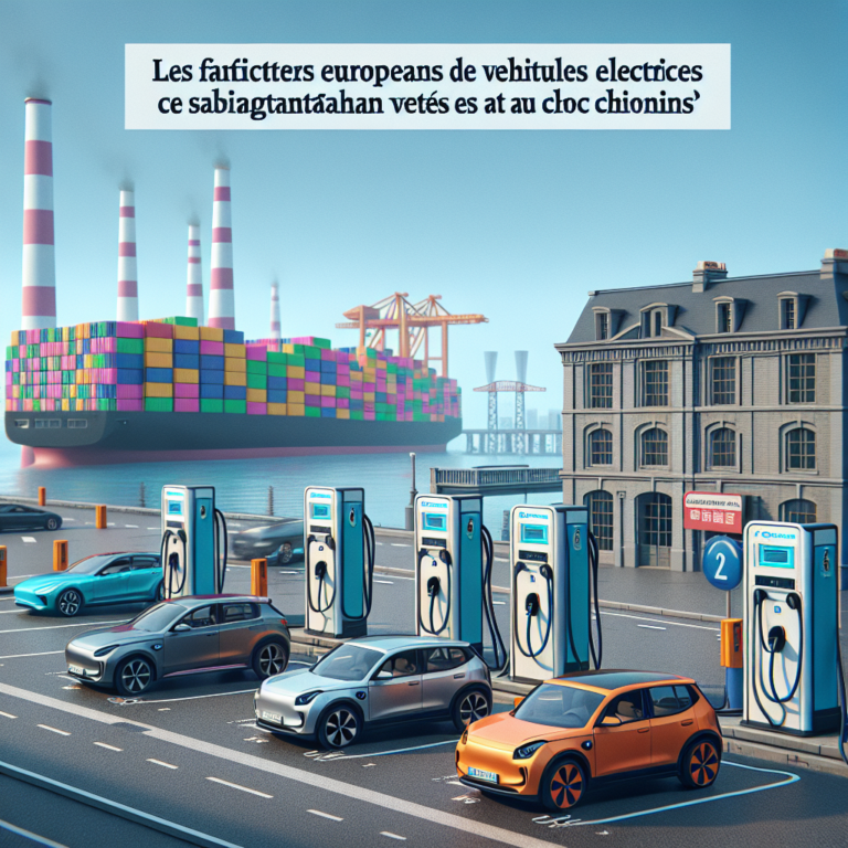 Les fabricants européens de véhicules électriques face à la stagnation des ventes et au choc chinois