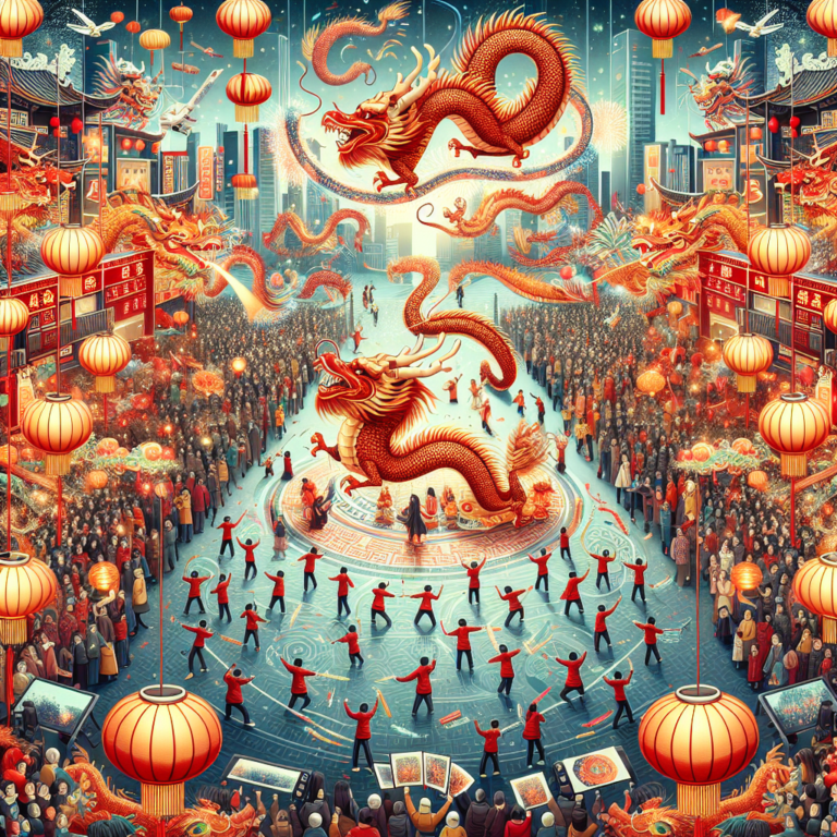 Les nations asiatiques célèbrent le Nouvel An lunaire du Dragon : entre traditions et innovations technologiques