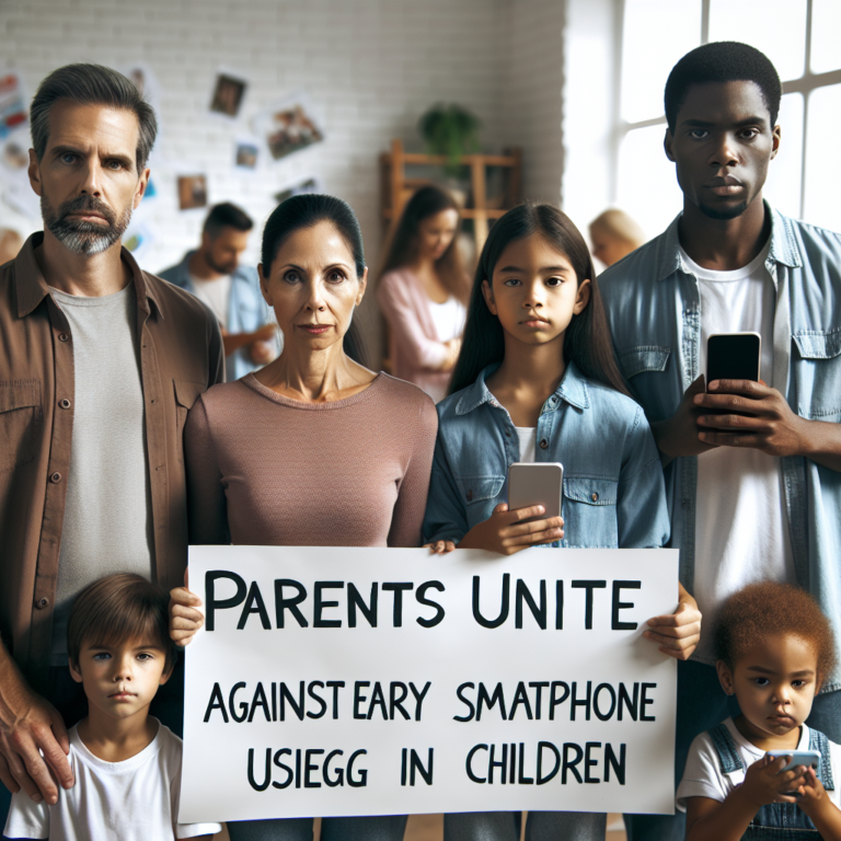 Les parents s’unissent contre l’usage précoce du smartphone chez les enfants