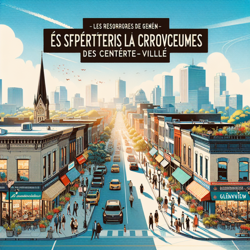 - 1 Les responsables de Glenview espèrent stimuler la croissance des entreprises en centre-ville