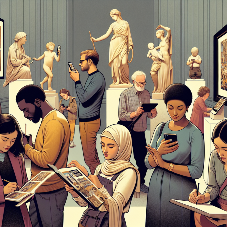 Les smartphones dans les musées : une révolution culturelle à double tranchant