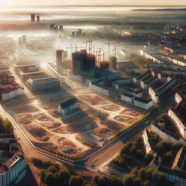 Les travaux vus du ciel à Villeurbanne : une perspective nouvelle sur le développement urbain