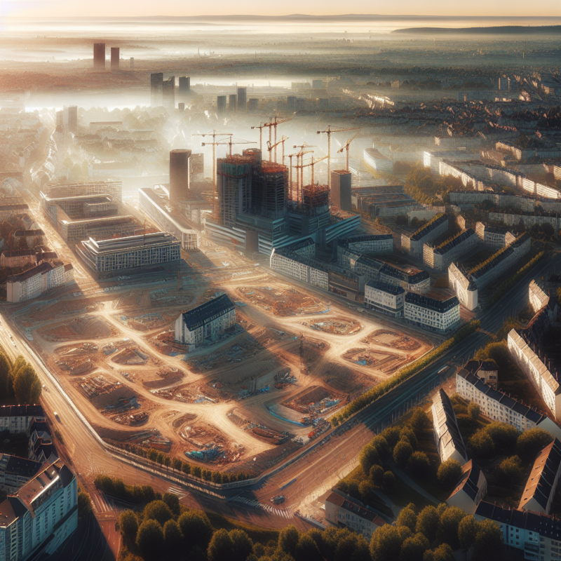 Les travaux vus du ciel à Villeurbanne : une perspective nouvelle sur le développement urbain